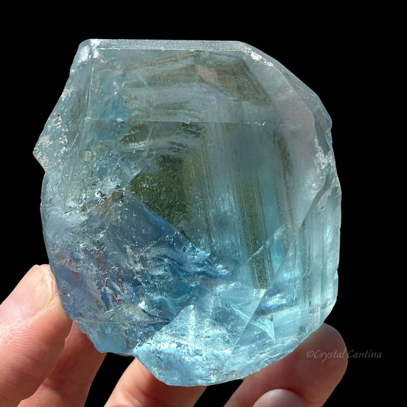 Topaz Gemmy Gem Crystals BlueTopaz Blue Virgem da Lapa, Minas Gerais, Brazil