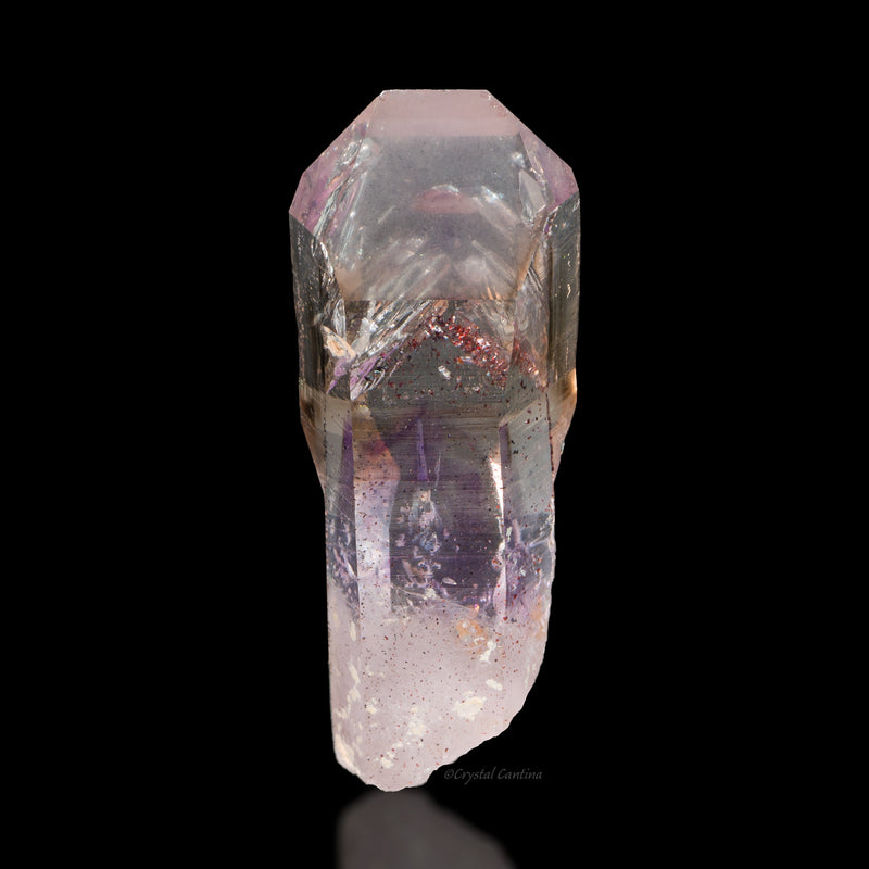 Amethyst Scepter Enhydro with Hematite