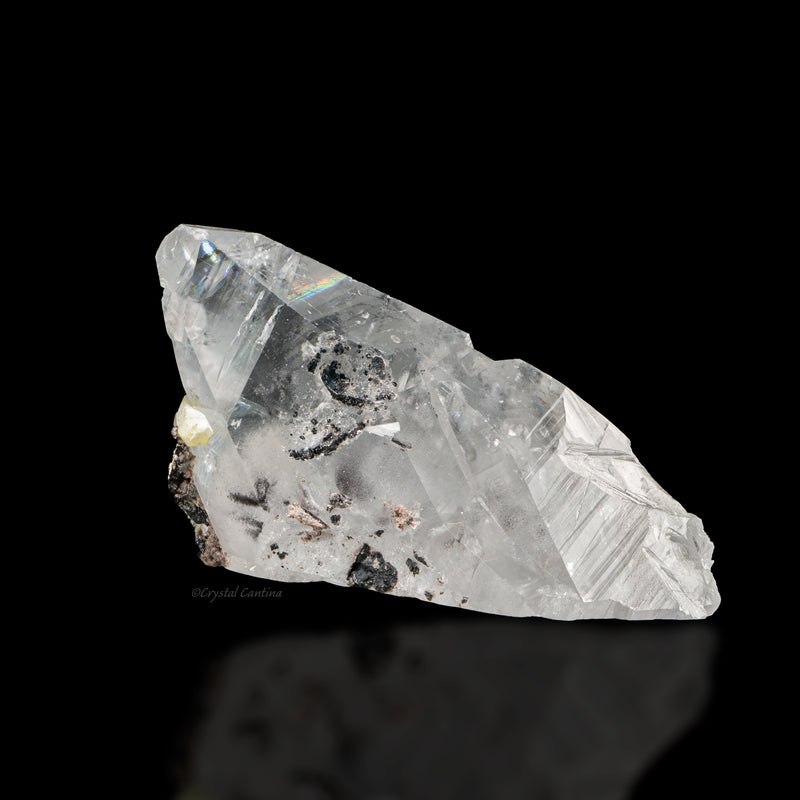 Clear Calcite with Ettringite