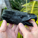 "Screaming Eagle" in Green Tourmaline