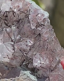 Copper "Barbed Wire" in Calcite