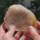 Bi-Color Spinel Law Twinned Fluorite Enhydro