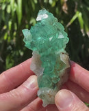 Fluorite with Quartz on Fluorite