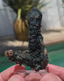 Prase Quartz with Andradite Garnets