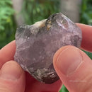 Purple Apatite with Actinolite