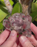 Phantom Hematite Quartz with Epidote and Dolomite