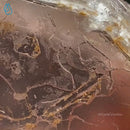 Bi-Color Spinel Law Twinned Fluorite Enhydro