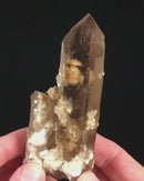 Citrine with Lepidolite