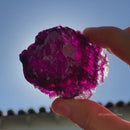 Etched "Cranberry" Fluorite