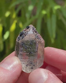 Quartz with Black Hematite