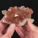 Red Phantom Quartz Cluster