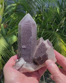 Cuprite Included Quartz with Calcite and Magnesite