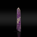 Dolomite on Amethyst Enhydro