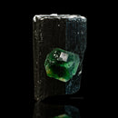 Fluorite on Black Tourmaline