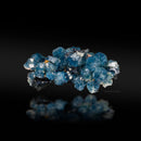 Blue Fluorapatite with Schorl