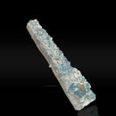 Blue Fluorapatite on Quartz "Tabby"