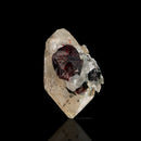 Garnets On Doubly-Terminated Quartz