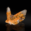 Spessartine Garnets On & In Smoky Quartz