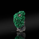 Primary Malachite on Quartz Crystal "Cast"