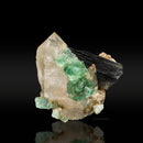 Quartz with Fluorite and Black Tourmaline