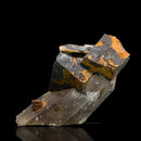 Siderite and Goethite on Smoky Quartz