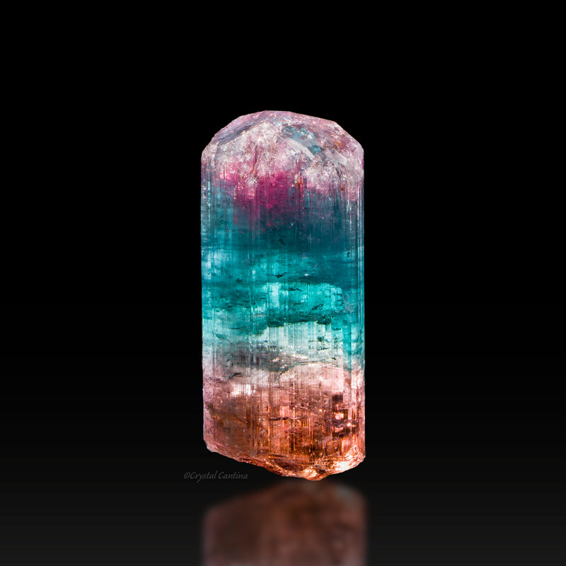 Red, White and Blue Tourmaline "Bomb Pop"