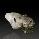 Tourmaline On and Included In Quartz