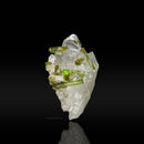 Tourmaline On and Included In Quartz