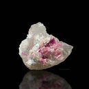 Tourmaline v. Rubellite on Quartz with Mica