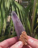 Amethyst with Calcite