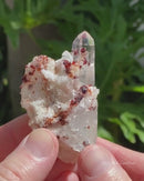 Uvite On and In Quartz with Magnesite