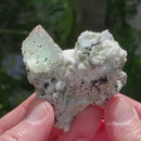 Fluorite Enhydro on Feldspar