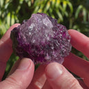 Etched "Cranberry" Fluorite