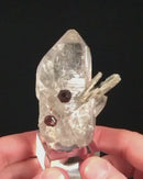 Garnets On and In Quartz with Muscovite